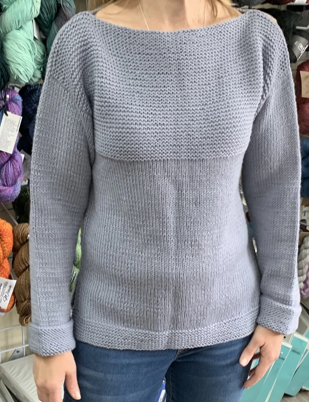 Cozy Boatneck Pullover — Michelle Kupfer Designs